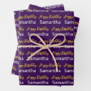 Search for purple and gold wrapping paper Elegant