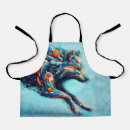 Search for wolf face aprons Nature