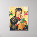 Search for virgin mary canvas prints Madonna and child