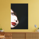 Search for red lips canvas prints Makeup