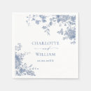 Search for vintage floral napkins Dusty blue