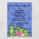 Search for lily pad invitations Frogs
