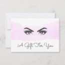 Search for eyelash extensions business gift certificates Aesthetician