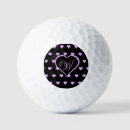 Search for heart golf balls Black