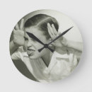 Search for vintage clock face art Black and white