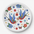 Search for bird paper plates Traditional