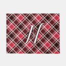 Search for black and red plaid doormats Scottish