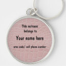 Search for id tag key rings For her