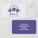 Search for deejay business cards Vocalist