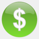 Search for dollar sign stickers Green