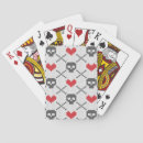 Search for knitted pattern playing cards Background