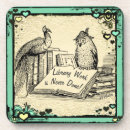 Search for library coasters Librarian