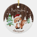 Search for foxes christmas tree decorations Baby