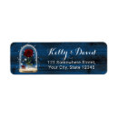 Search for rustic flowers return address labels Vintage