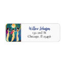 Search for under the stars return address labels Moon