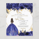 Search for royal blue princess sweet 16 invitations Dress