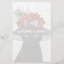 Search for black cat stationery paper Fabfunky