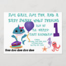 Search for baby shark birthday invitations Kids birthday party
