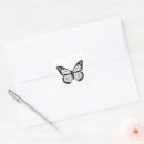 Search for black butterfly stickers Black and white