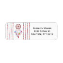 Search for native american indian return address labels Dreamcatcher