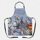 Search for alice wonderland aprons White rabbit