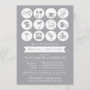 Search for stock the bar bridal shower invitations Modern