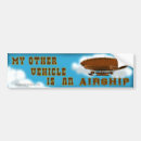 Search for steampunk bumper stickers Airship