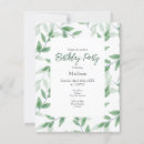 Search for leaves pattern invitations Green
