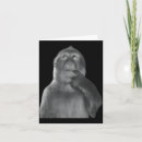 Search for thinking monkey cards Ape