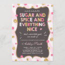 Search for sugar and spice baby shower invitations Pink