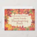 Search for colourful thanksgiving invitations Fall colours