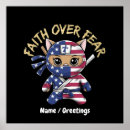 Search for faith over fear posters Christian