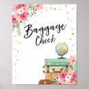 Search for baggage claim sign posters Travel bridal shower