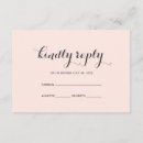 Search for number of guests rsvp cards Minimalist