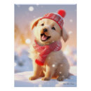 Search for golden retriever christmas posters Snow