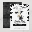 Search for moo cow birthday invitations Holy cow i'm one