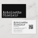 Search for typewriter business cards Editor