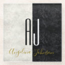 Search for elegant coasters Monogrammed