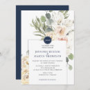 Search for navy and ivory wedding invitations Floral