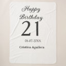 Search for 21st birthday blankets 10 20 30 40