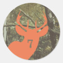 Search for deer birthday stickers Camouflage