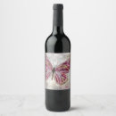 Search for butterfly wine labels Gold