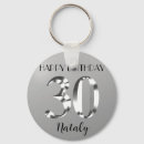 Search for 30th birthday key rings Elegant