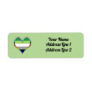 Search for rainbow return address labels Flag