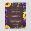 Search for purple sunflower weddings Rustic