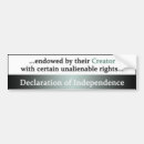 Search for declaration of independence bumper stickers Constitution