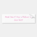Search for follower bumper stickers Jesus