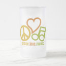 Search for peace sign beer glasses Heart