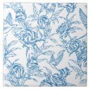 Search for blue roses tiles Vintage