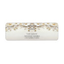 Search for gold ivory return address labels Trendy
